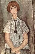 Amedeo Modigliani Madchen mit Bluse Spain oil painting artist